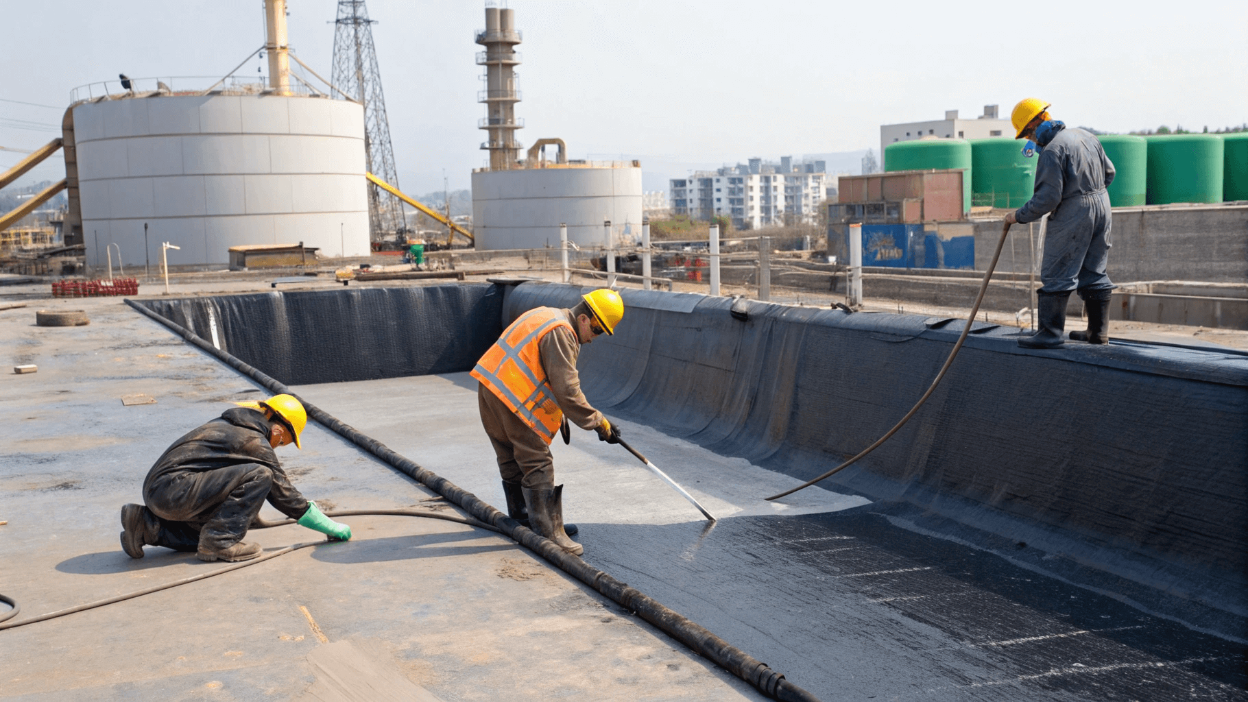 Гидроизоляция для объектов с агрессивной средой: химически стойкие материалы и технологии